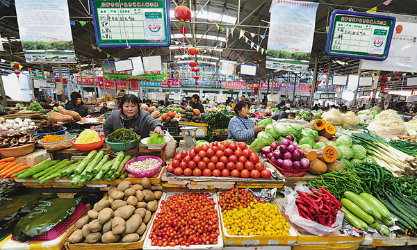 拉萨蔬菜等市场供应充足物价稳定