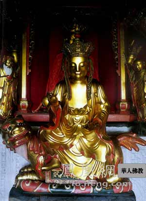 九华山肉身宝殿金地藏像