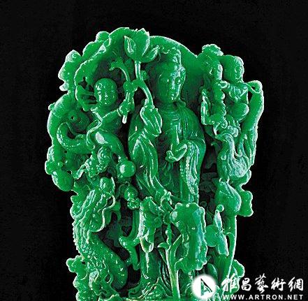 广东艺术市场最贵拍卖 翡翠玉雕3.8亿起拍
