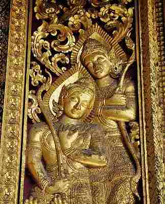老挝的佛教雕刻美术 民族宗教纲 mzb; 人模仿欢喜佛图片_欢喜佛