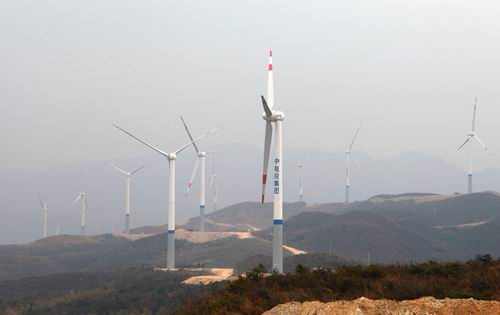 风电场建设加速 广西风电能源产业发展步入快