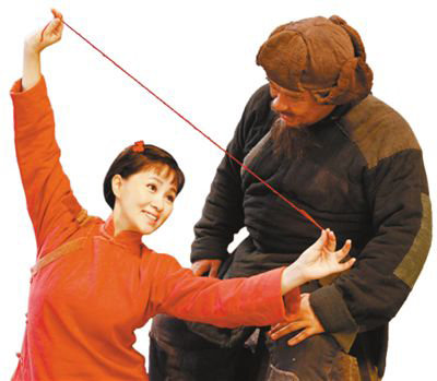 歌剧《白毛女》剧照.