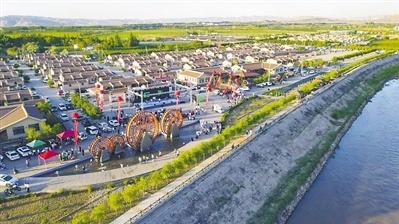 黄河西行客栈带火乡村旅游。郝维涛摄